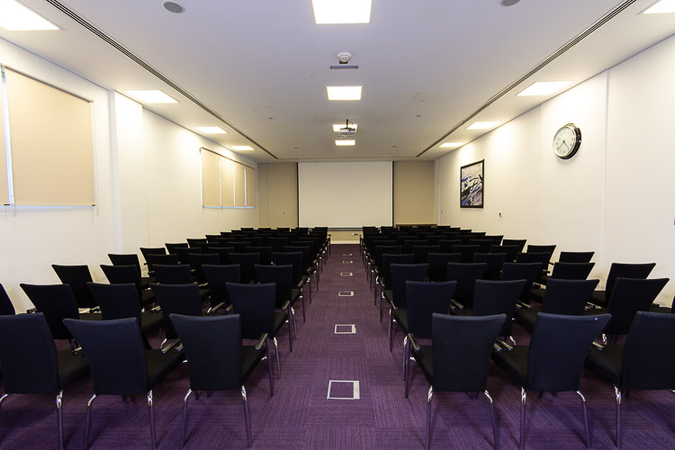 Large meeting room for conference and events at Premier Inn Abu Dhabi International Airport hotel
