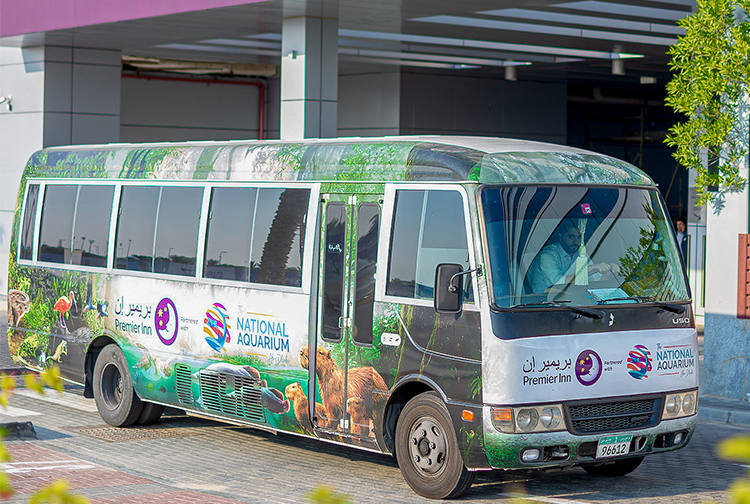 Free shuttle bus service to Terminal A at Abu Dhabi International Airport