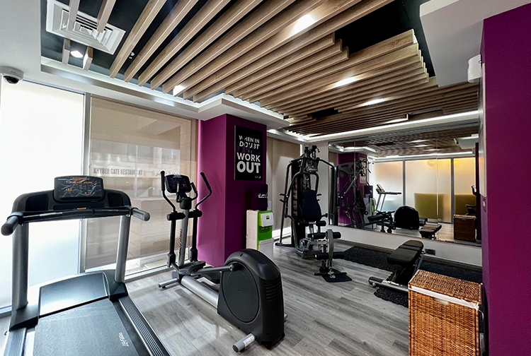 Gym in Premier Inn hotel in Doha