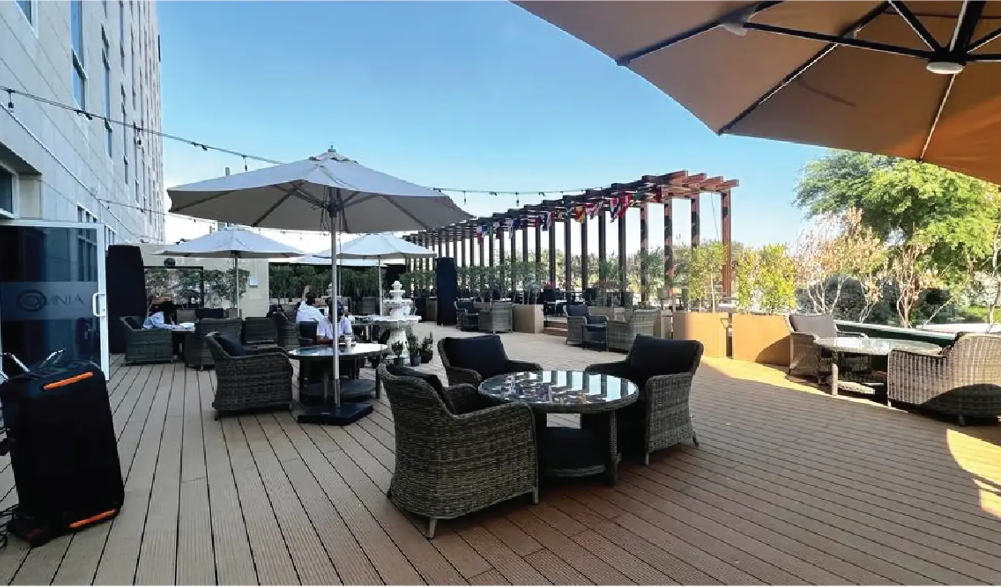 Terrace at Premier Inn Doha Education City Hotel
