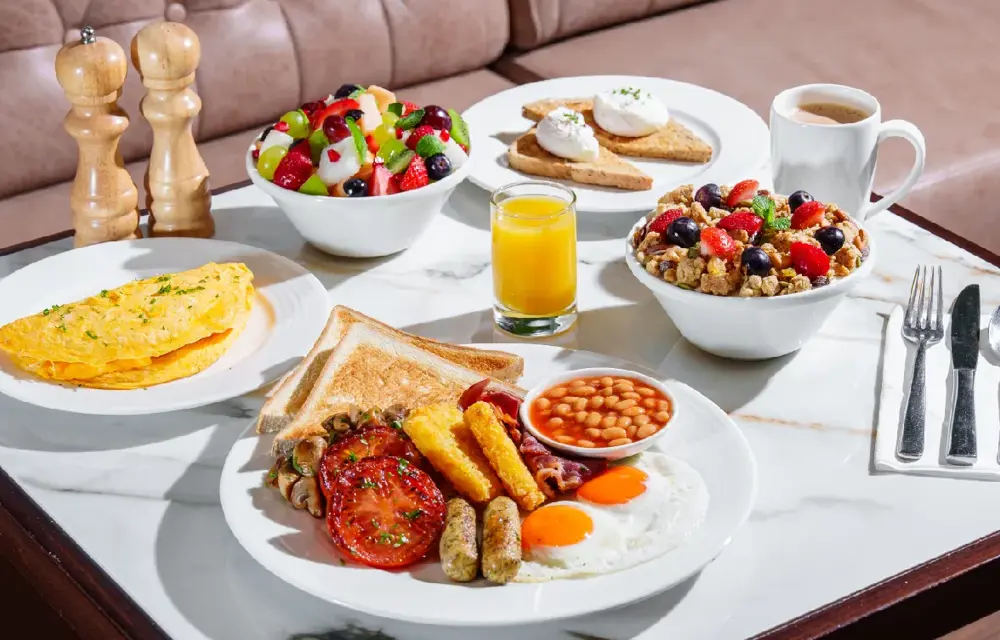 English Breakfast in Premier Inn Middle East