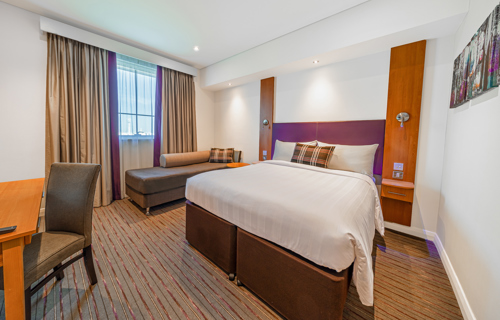Premier Inn ADIAB Double room.