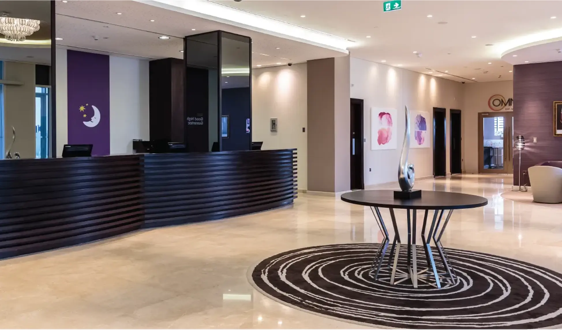 Lobby at Premier Inn Doha Education City Hotel