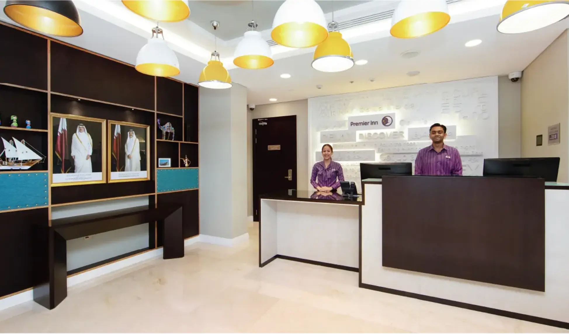 Lobby at Premier Inn Doha Airport Hotel