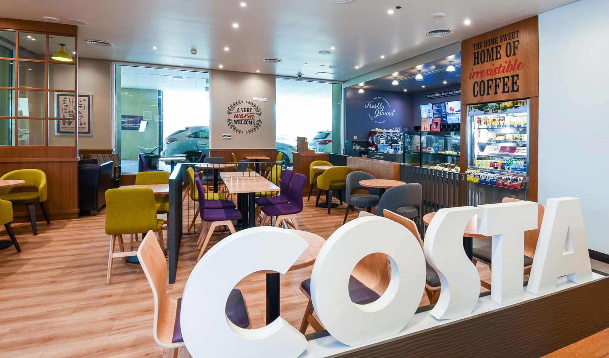 Costa Coffee at Premier Inn Dubai Al Jaddaf Hotel