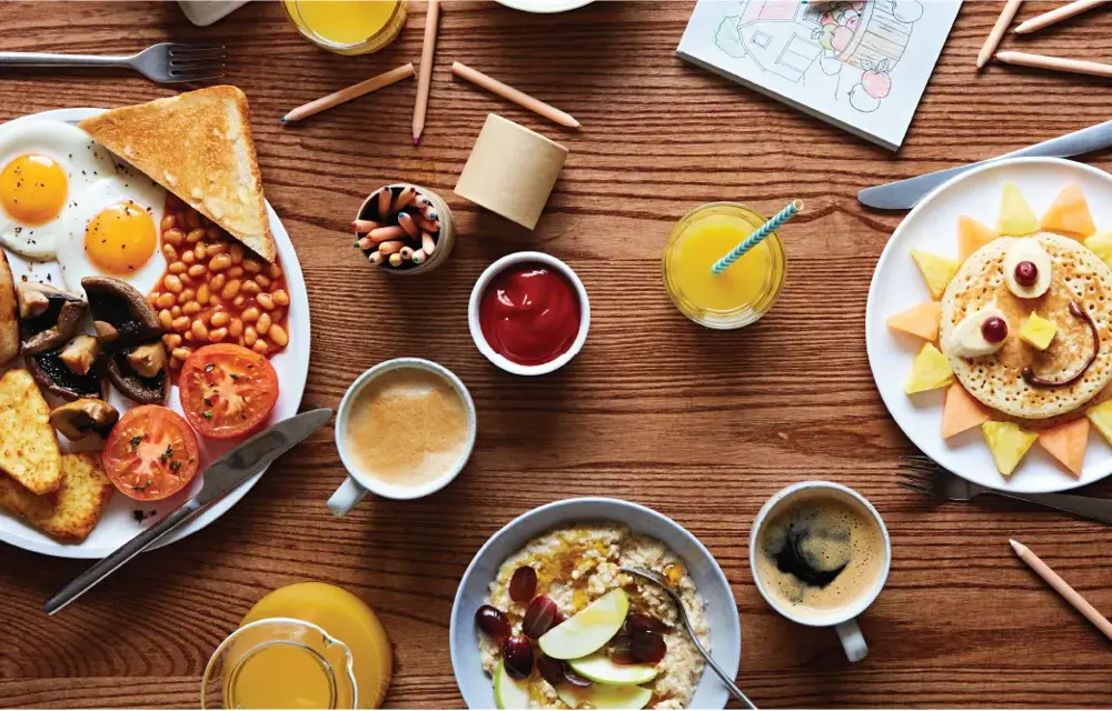 Breakfast selection at Omnia Restaurant Doha Airport Hotel