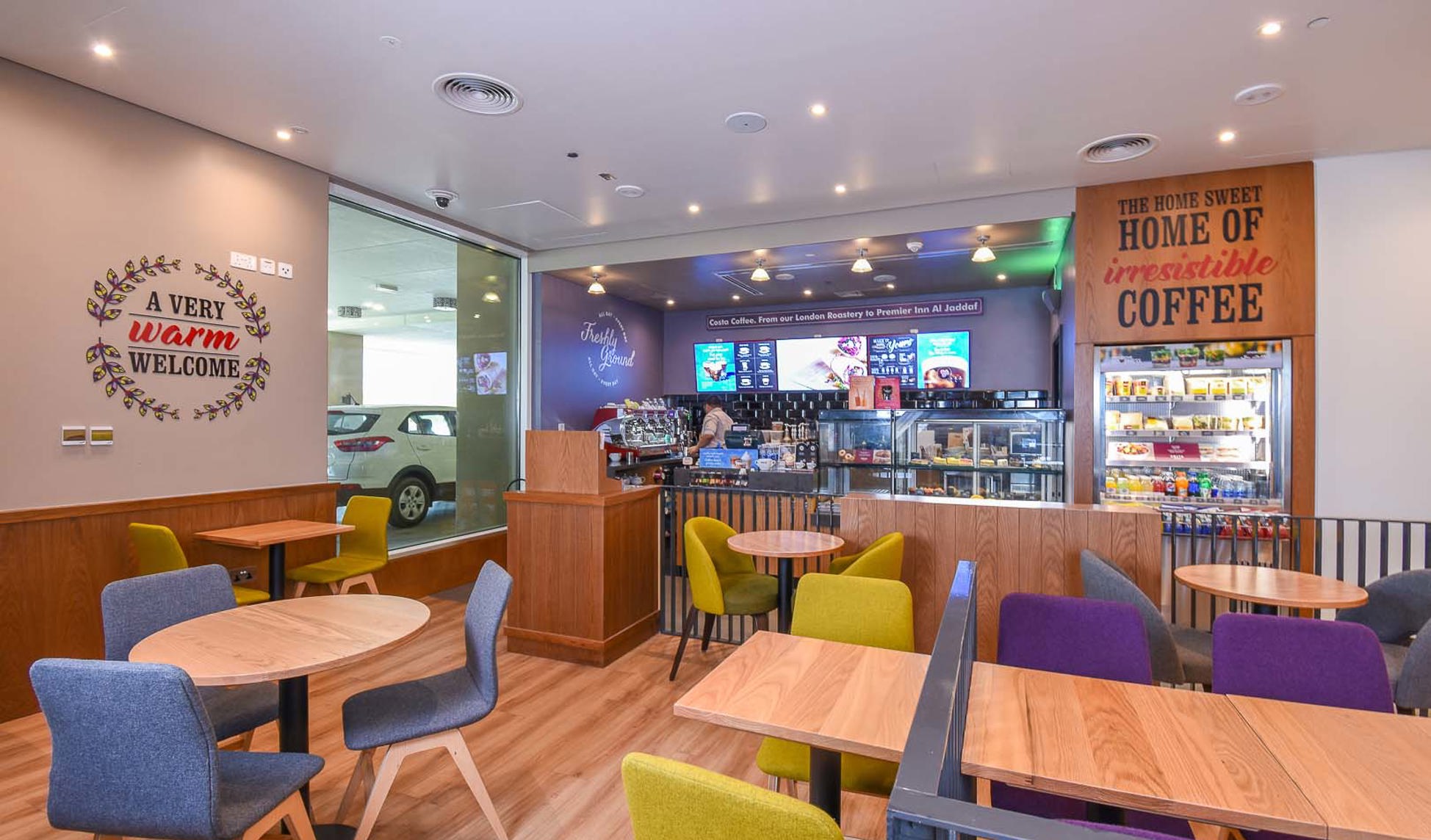 Costa Coffee Lounge at Premier Inn Dubai Al Jaddaf Hotel
