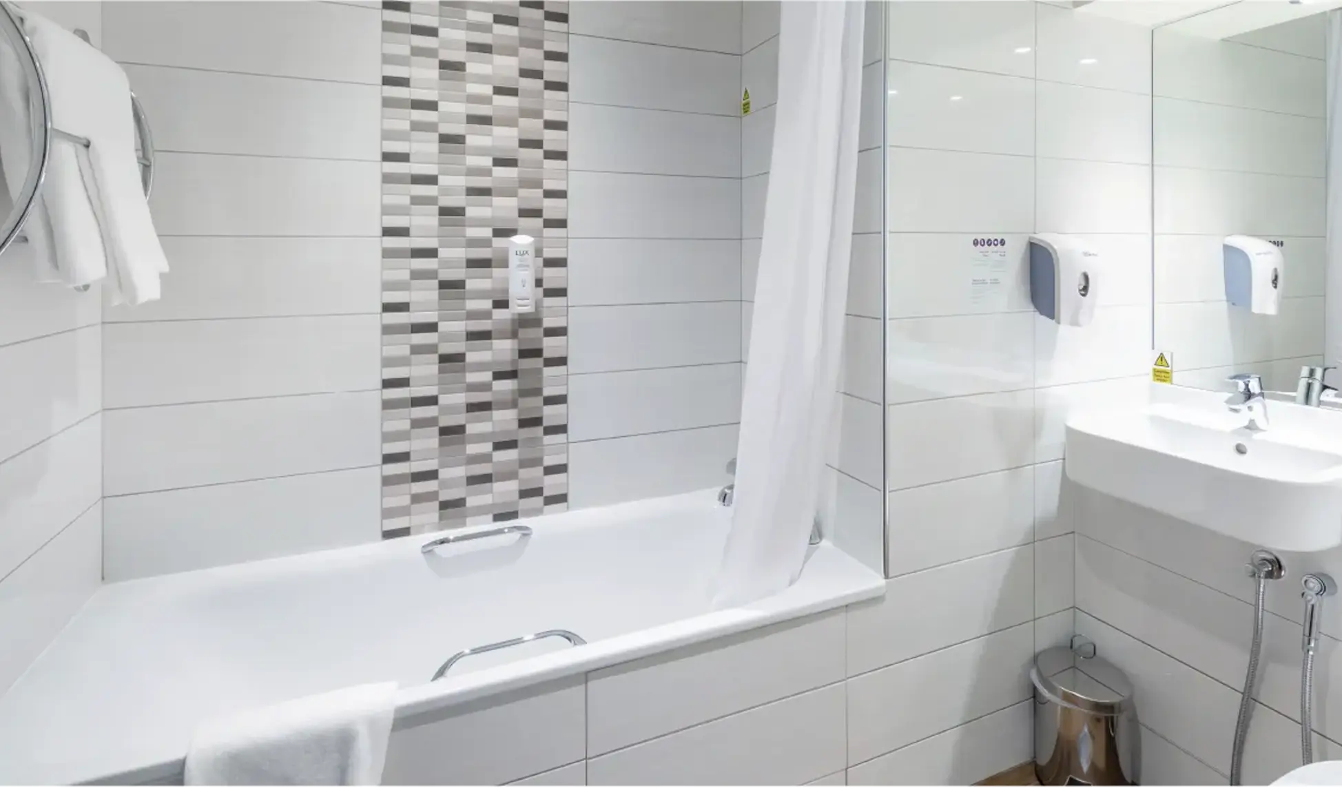 Bathroom at Premier Inn Doha Airport Hotel